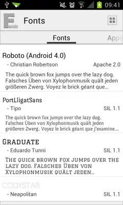 Fonts android App screenshot 3